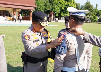 Kapolda NTB Pimpin Apel Gelar Pasukan Ops Mandalika Rinjani 2025, Target Zero Insiden MotoGP