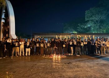 BEM Nusantara NTB Gelar Aksi Simbolik Akbar, “Bongkar Dana Siluman, Bebaskan Kawan Kami, Selamatkan Ekonomi NTB!”