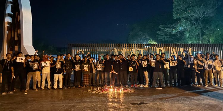 BEM Nusantara NTB Gelar Aksi Simbolik Akbar, “Bongkar Dana Siluman, Bebaskan Kawan Kami, Selamatkan Ekonomi NTB!”