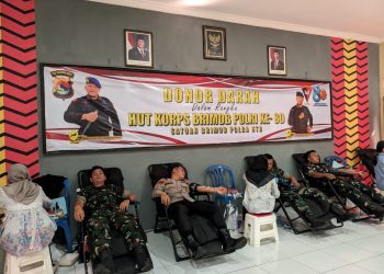 Satbrimob Polda NTB Gelar Donor Darah Sambut HUT ke-80 Korps Brimob Polri