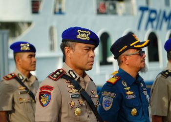 Ditpolairud Polda NTB Gelar Upacara Tabur Bunga di Laut dalam Rangka HUT Polairud ke-75   