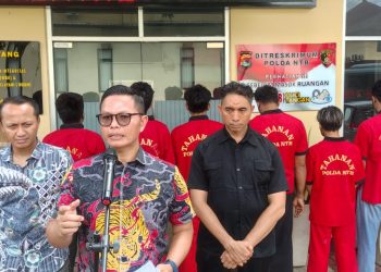 Polda NTB Amankan Tersangka Kasus Pengerusakan Rumah Keluarga Rizka di Nyiur Lembang 