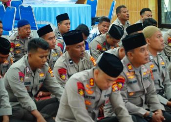 Ditpolairud Polda NTB Gelar Syukuran HUT Ke-75 dengan Sholat Ghaib, Doa dan Bantuan untuk Korban Bencana  