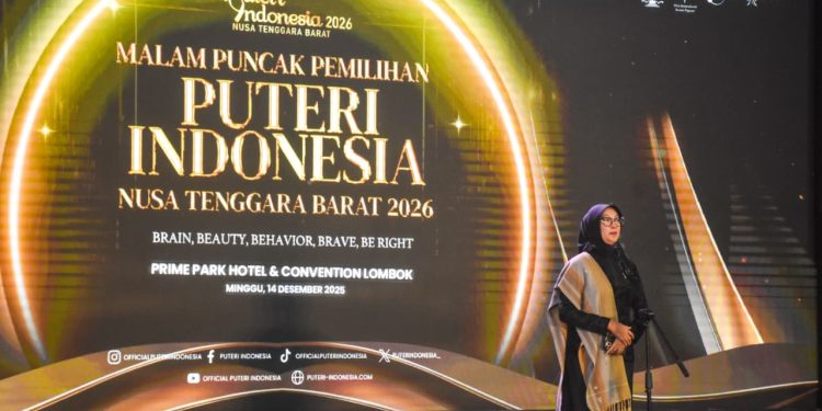 Malam Puncak Putri Indonesia NTB 2026, Bunda Sinta: Cantik Itu Karakter, Bukan Sekadar Fisik