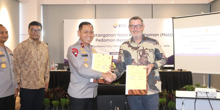 Dukung Investasi dan Kamtibmas, Polda NTB Perpanjang MoU dengan PT STM