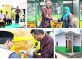 Kolaborasi dengan Bank NTB Syariah, Baznas Sumbawa Serahkan Puluhan Rumah Layak Huni dan Gerobak UMKM