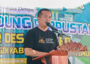 Perpustakaan Desa Danger Diresmikan, Gubernur NTB Salurkan Bantuan Buku dan Modal UMKM