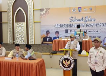 Polda NTB Kawal Ketat Keberangkatan 393 Jemaah Haji Kloter 7 Asal Lombok Tengah