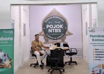 Bank NTB Syariah Hadirkan ‘POJOK NTBS’ di Pasar Acc Ampenan