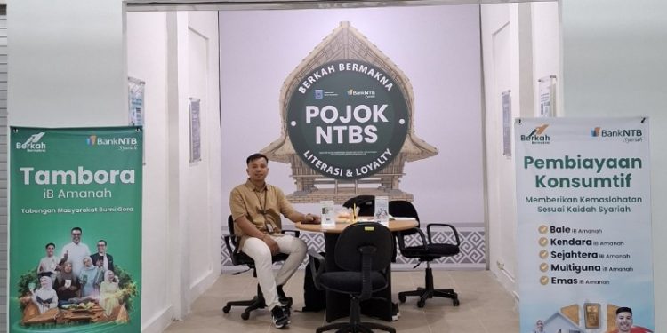Bank NTB Syariah Hadirkan ‘POJOK NTBS’ di Pasar Acc Ampenan